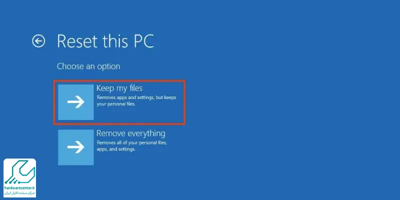 ریست فکتوری لپ تاپ لنوو بدون دکمه Novo