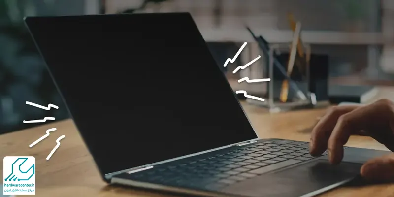 خطوط افقی یا عمودی روی صفحه لپ تاپ با خرابی ال سی دی